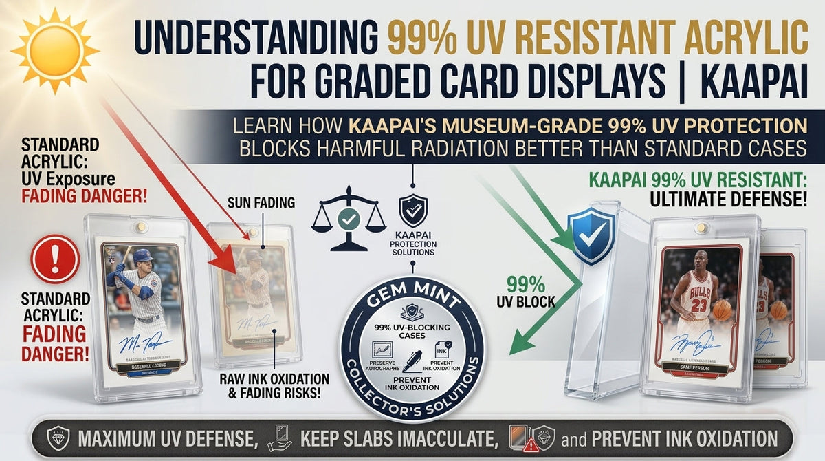 Understanding 99% UV Resistant Acrylic for Graded Card Displays