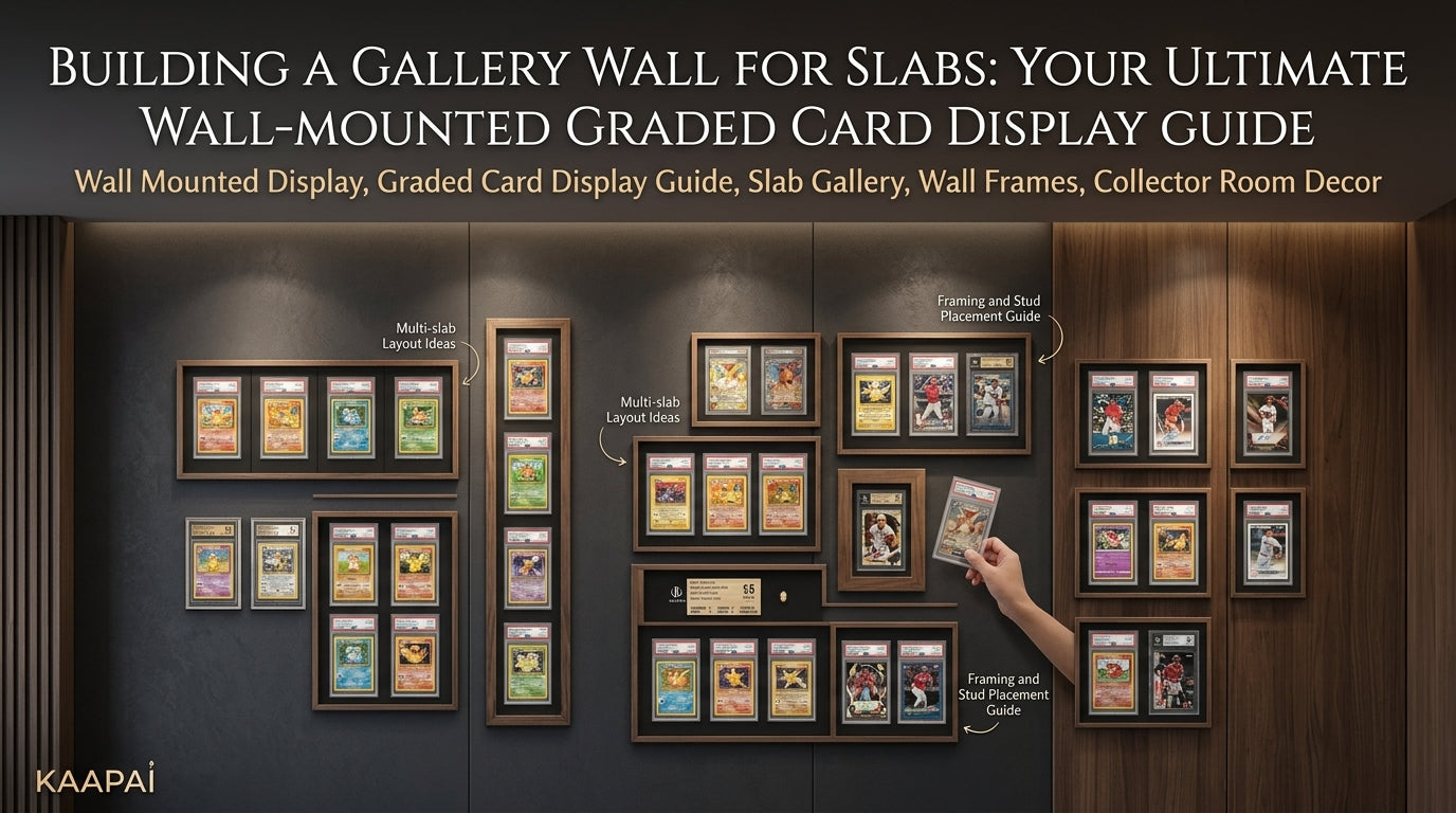 Wall-Mounted Graded Card Display Guide: Building a Gallery Wall for Slabs