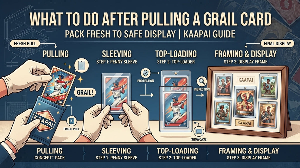 What to Do After Pulling a Grail Card From Pack Fresh to Safe Display