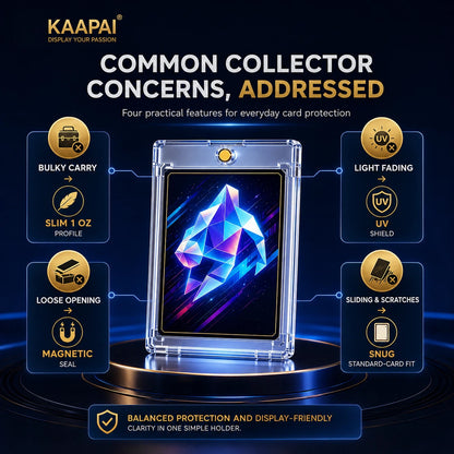 KAAPAI 55pt Acrylic Magnetic Card Holder