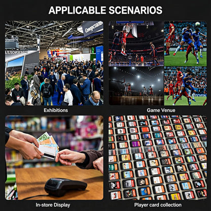 Kaapai TradeVault™ Large Trading Card Display Case – Lockable Aluminum Showcase for Sports Cards & TCG