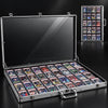 KAAPAI TradeVault Lockable Card Display Case – Pro Edition Silver