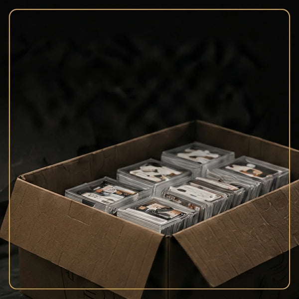 📦 In dusty cardboard boxes
