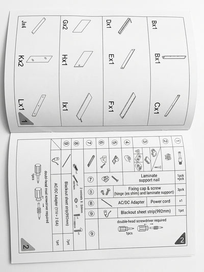1 x User Manual