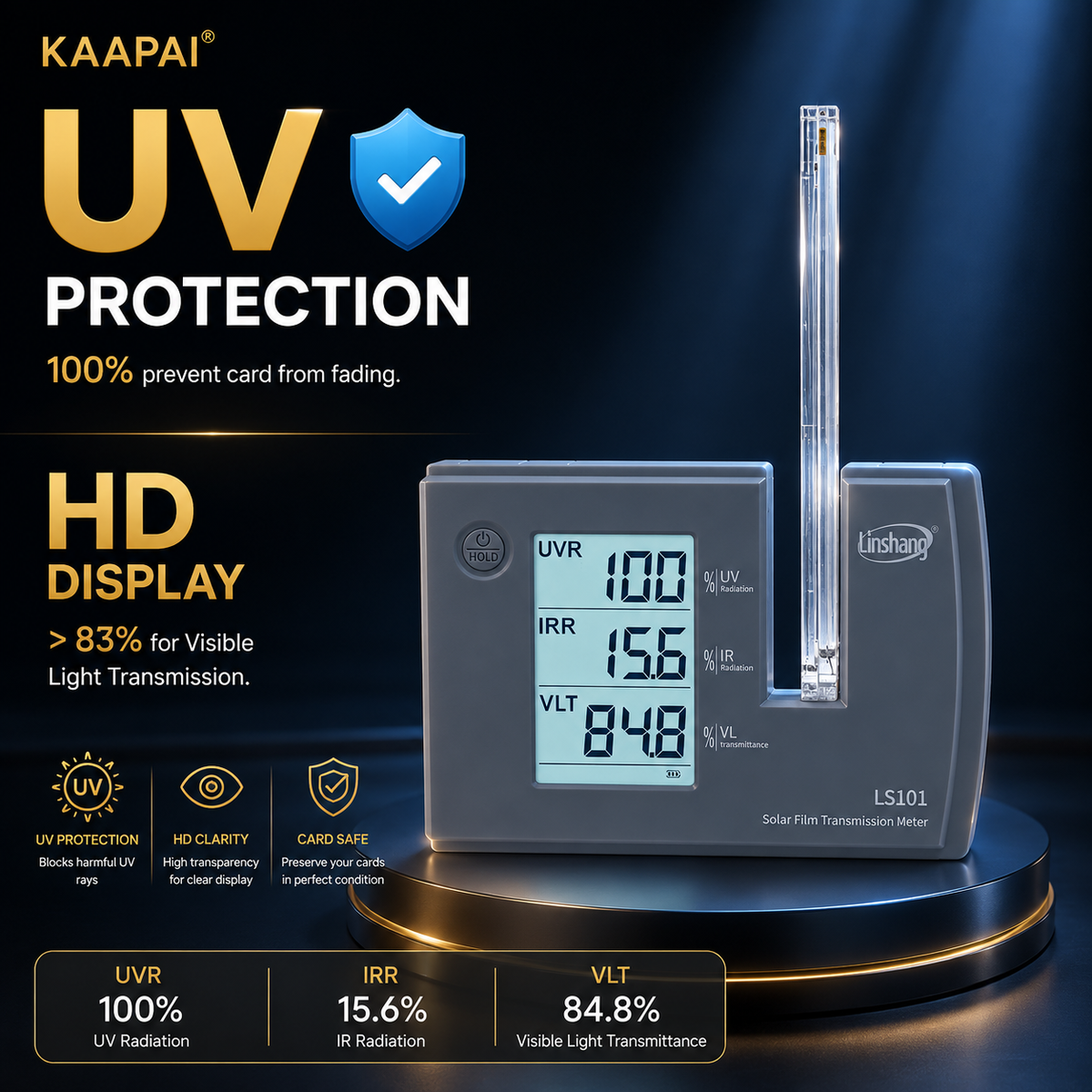 KAAPAI 55pt One Touch Magnetic Card Holder