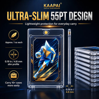 KAAPAI 55pt Acrylic Magnetic Card Holder