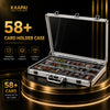 KAAPAI TradeVault Lockable Card Display Case - White