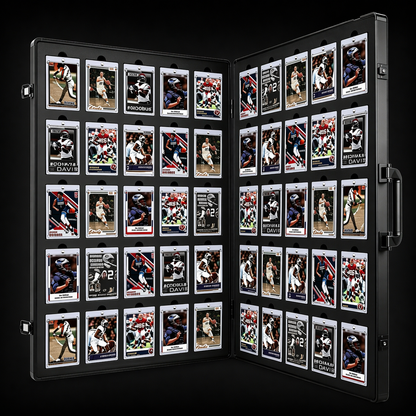 Kaapai® Aluminum Card Vault – 50 Slot Display Case for 500 Trading Cards