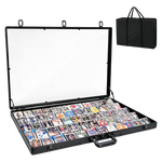 Kaapai® 34x22 Locking Card Display Case with Carry Bag