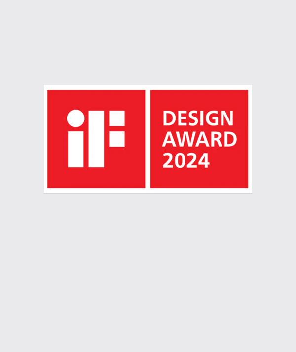 iF Design Award 2024 logo on a light gray background