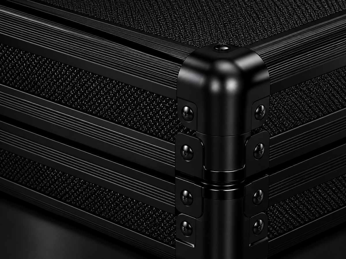 KAAPAI TradeVault Pro reinforced aluminum frame with 16 screws and full-coverage corner guards